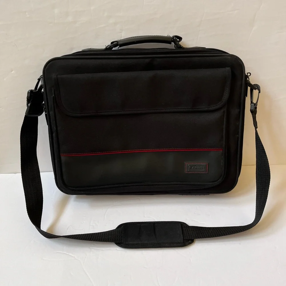 Targus Black Laptop Bag & Briefcase with Red Trim